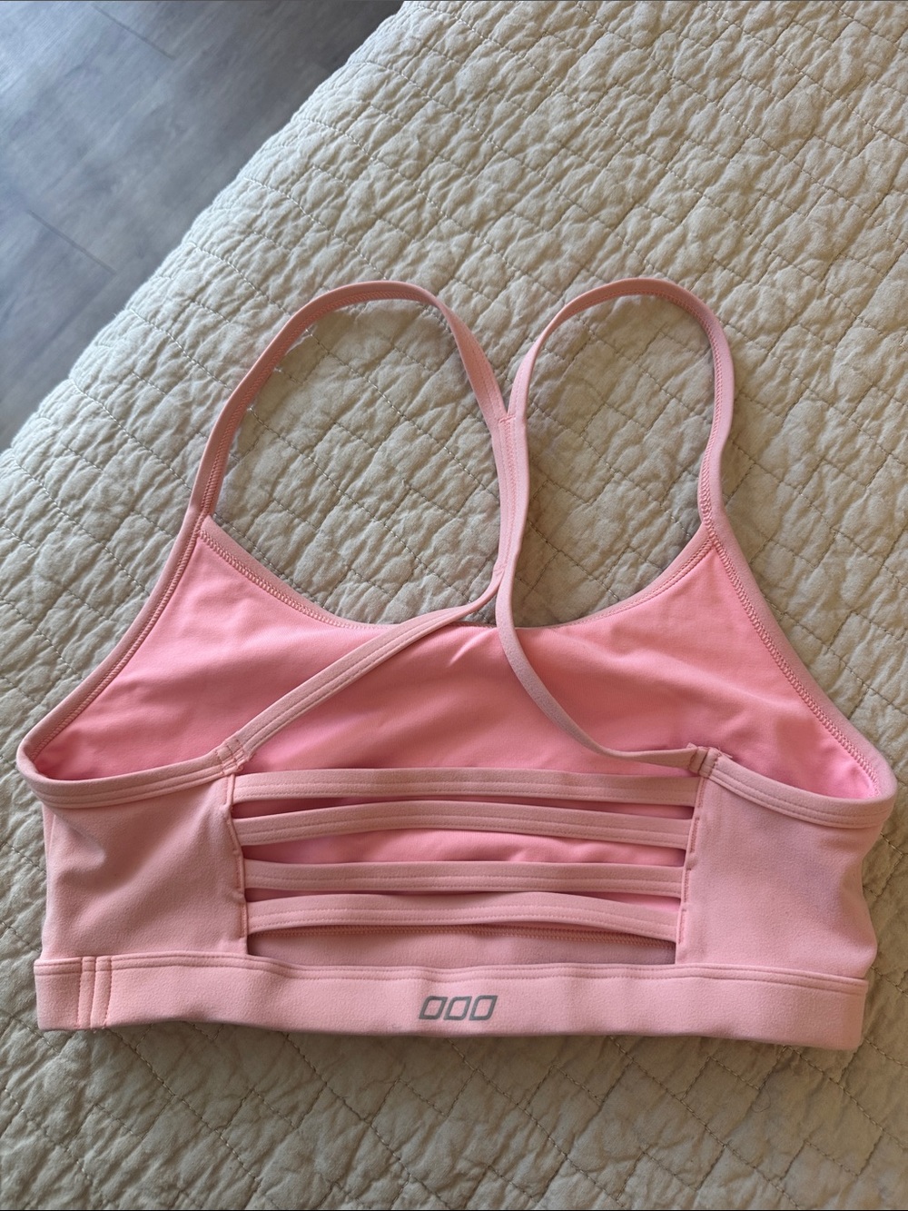 Pink Lorna Jane sports bra